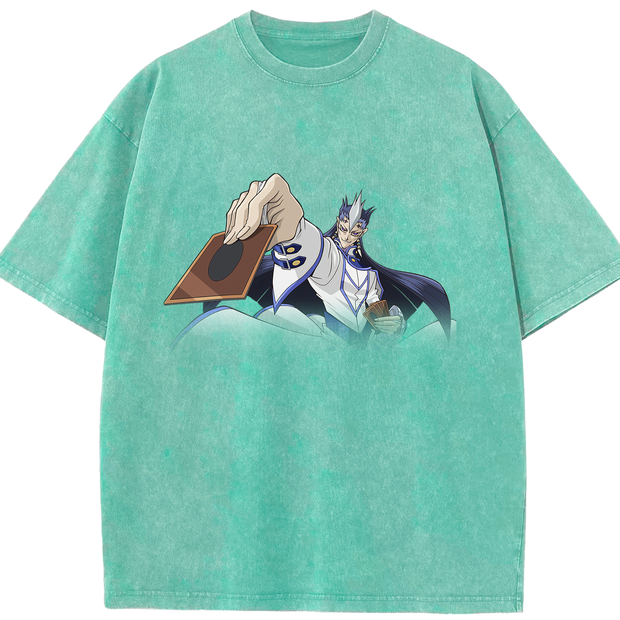 （画像用） 遊☆戯☆王 Yu-Gi-Oh! 綿100% ヴィンテージ風 半袖Tシャツ（フロントプリント）